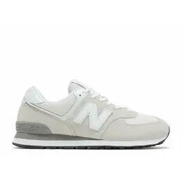 New Balance: Белые кроссовки 