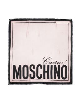 MOSCHINO: Розовый шарф 