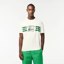 Lacoste: Футболка с принтом 