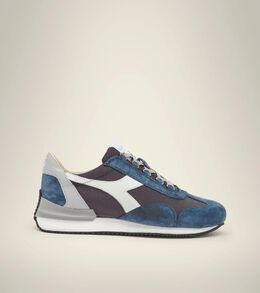 Diadora: Голубые кроссовки Heritage Equipe