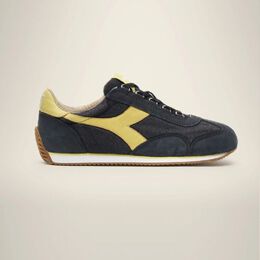 Diadora: Чёрные кроссовки Heritage Equipe