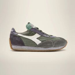 Diadora: Зелёные кроссовки Heritage Equipe