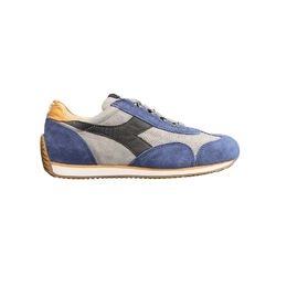 Diadora: Серые кроссовки Heritage Equipe