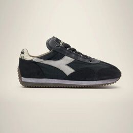 Diadora: Чёрные кроссовки Heritage Equipe