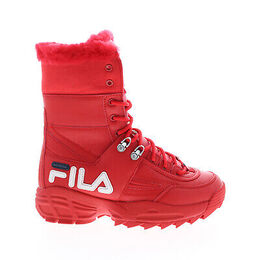 Fila: Красные ботинки Disruptor