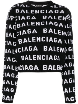 Balenciaga: Свитер Crew из шерсти