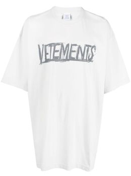 VETEMENTS: Хлопковая футболка 