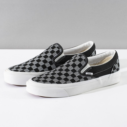 VANS: Чёрные кроссовки Classic Slip On