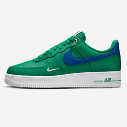 Nike: Зелёные кроссовки Air Force 1