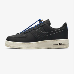 Nike: Чёрные кроссовки Air Force 1