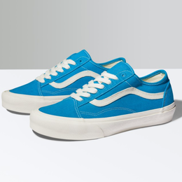 VANS: Синие кроссовки Eco Theory Old Skool