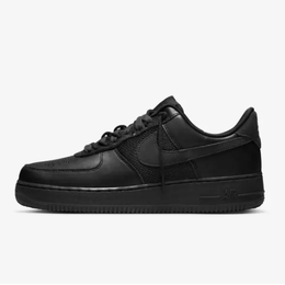 Nike: Чёрные кроссовки Air Force 1