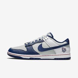 Nike: Голубые кроссовки Dunk Low Retro