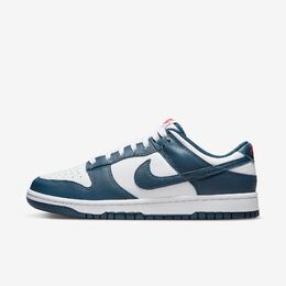 Nike: Синие кроссовки Dunk Low Retro