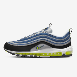 Nike: Голубые кроссовки Air Max 97