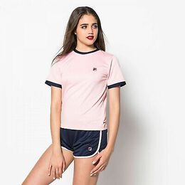 FILA: Розовая футболка