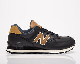 New Balance: Чёрные кроссовки 574