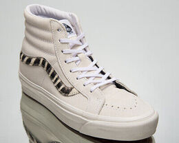 VANS: Бежевые кроссовки SK8-Hi 38 DX