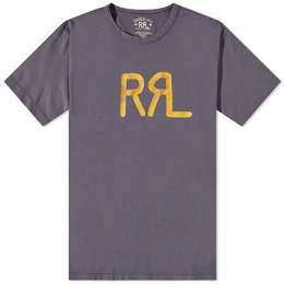 Rrl: Тёмная футболка 