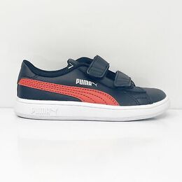 PUMA: Чёрные кроссовки Smash V2