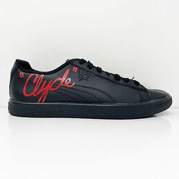 PUMA: Чёрные кроссовки Clyde