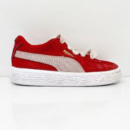 PUMA: Красные кроссовки Suede Classic