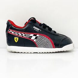 PUMA: Чёрные кроссовки Ferrari