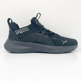 PUMA: Чёрные кроссовки Enzo