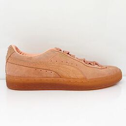 PUMA: Оранжевые кроссовки Suede Classic