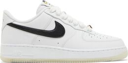 Nike: Белые кроссовки Air Force 1 Low