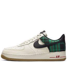 Nike: Зелёные кроссовки Air Force 1 Low