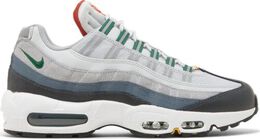 Nike: Зелёные кроссовки Air Max 95