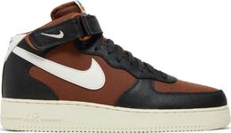 Nike: Оранжевые кроссовки Air Force 1