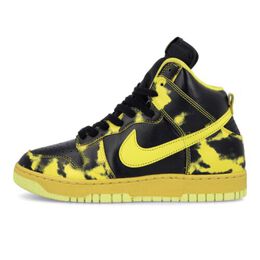 Nike: Жёлтые кроссовки Dunk High