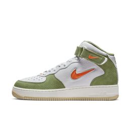 Nike: Зелёные кроссовки Air Force 1