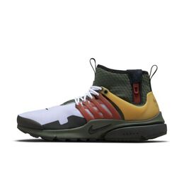 Nike: Зелёные кроссовки Air Presto Mid Utility