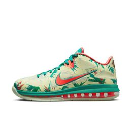 Nike: Зелёные кроссовки Lebron 9 Low