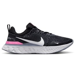 Nike: Чёрные кроссовки React Infinity Run Flyknit