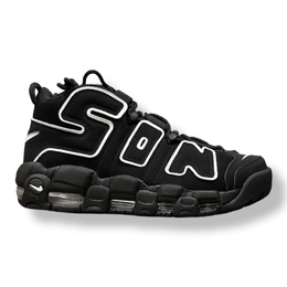 Nike: Чёрные кроссовки Air More Uptempo 96