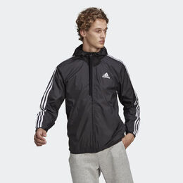 adidas: Чёрная куртка Essentials