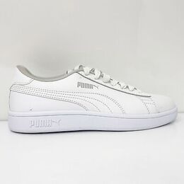 PUMA: Белые кроссовки Smash V2