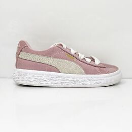 PUMA: Розовые кроссовки Suede