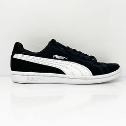 PUMA: Чёрные кроссовки Smash