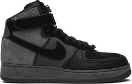 Nike: Чёрные кроссовки Air Force 1 High