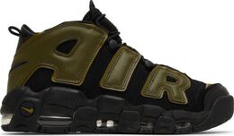 Nike: Зелёные кроссовки Air More Uptempo