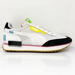 PUMA: Белые кроссовки Future Rider