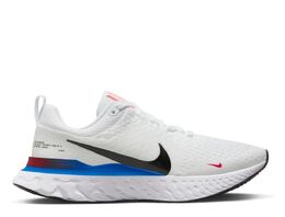 Nike: Белые кроссовки React Infinity Run Flyknit