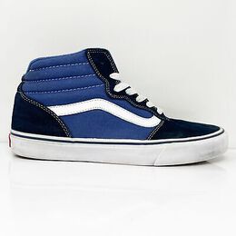 VANS: Голубые кроссовки Sk8-Hi