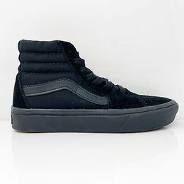 VANS: Чёрные кроссовки Sk8-Hi