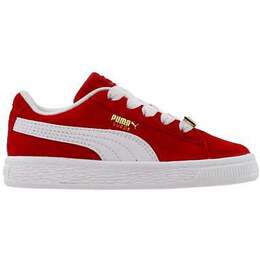 Puma: Красные кроссовки Suede Classic